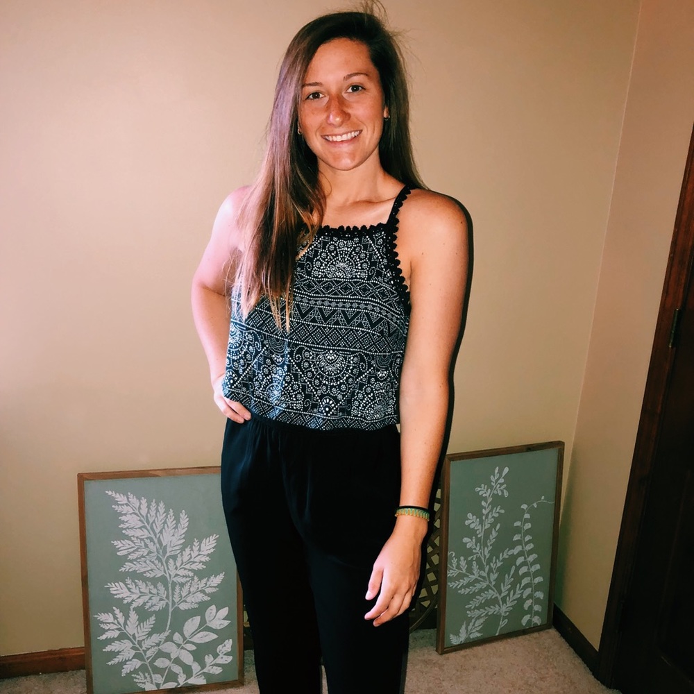 Aztec crop top
